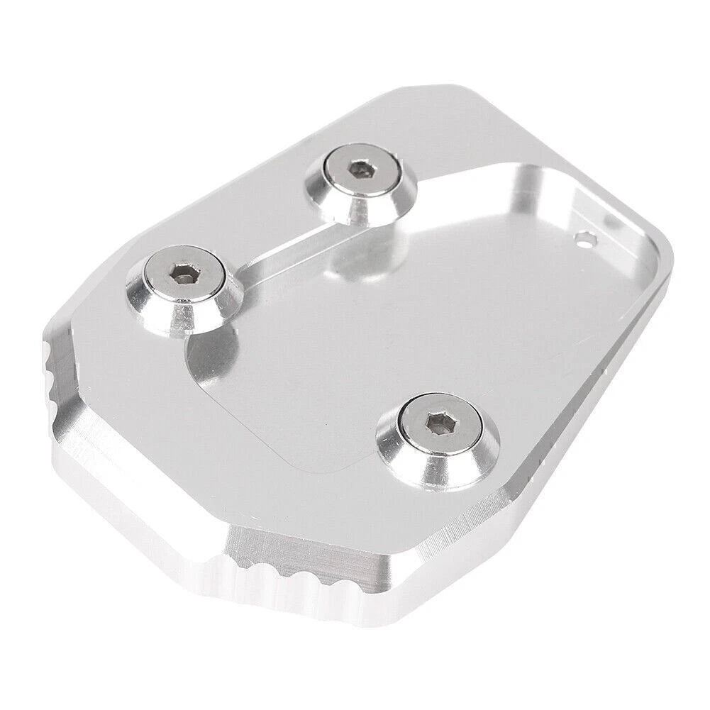 Kickstand Side Stand Extension Pad for Yamaha MT09 (2013–2016) Silver