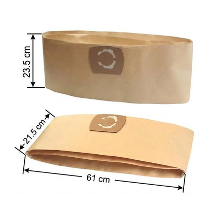 HEPA Paper Filter Bags for Parkside PWD 20 (99.97% Capture Efficiency)