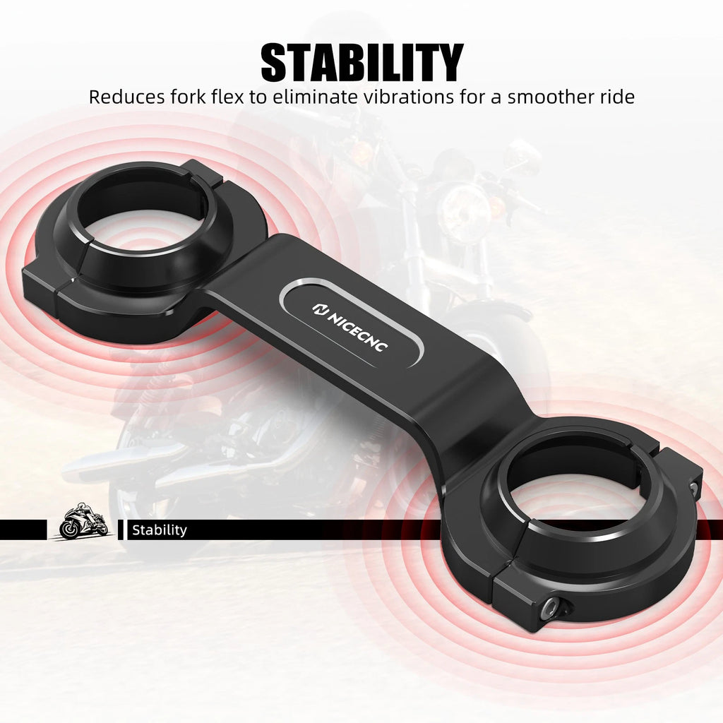 Front Fork Brace Stabilizer for Harley Iron 883 XL883N (2009–2014)