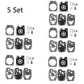 Set of 5 Carburetor Repair Kits for Walbro K10-WYC Homelite Blower Trimmer
