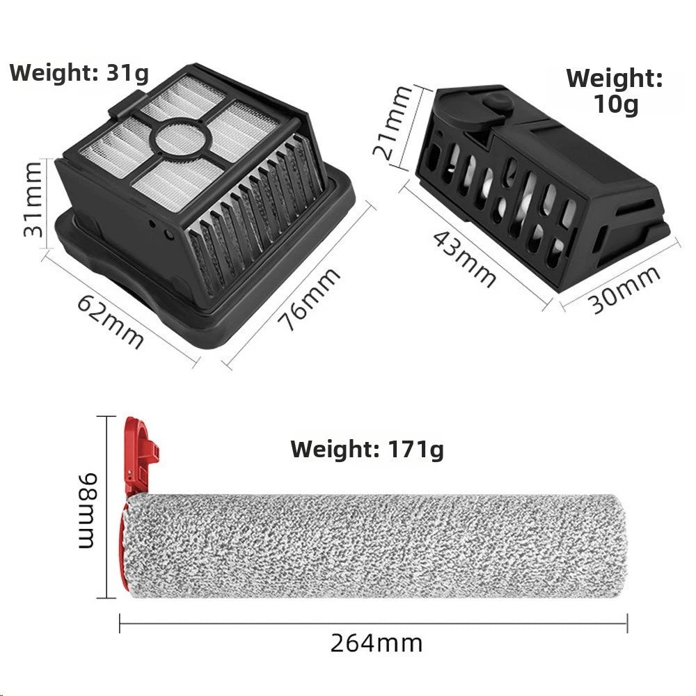 HEPA Filter Set for Daily Home Cleaning (NEW880BK)