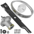Spindle Blade Belt Pulley Kit for Husqvarna YTH24V48L and YTH2648T (48 in)