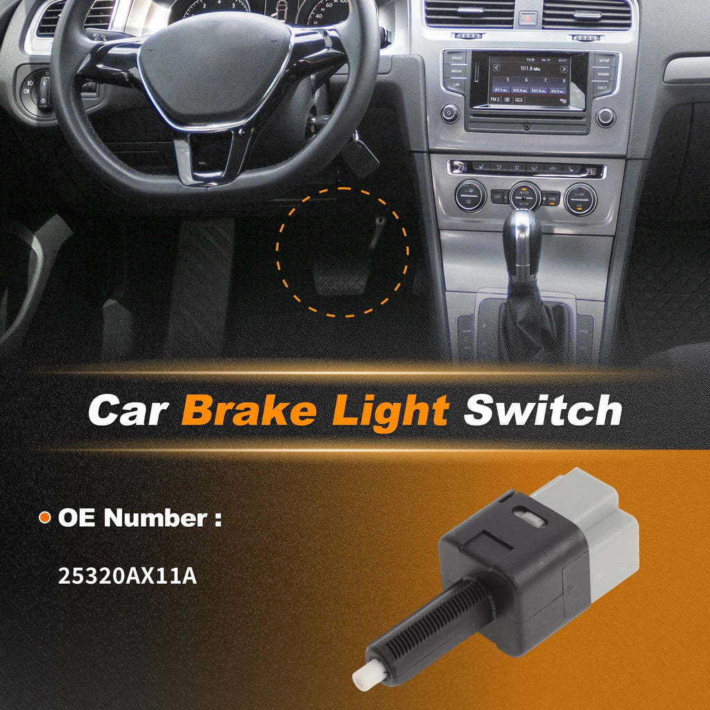 Brake Light Switch for Nissan Pathfinder (2017–2020) 25320AX11A