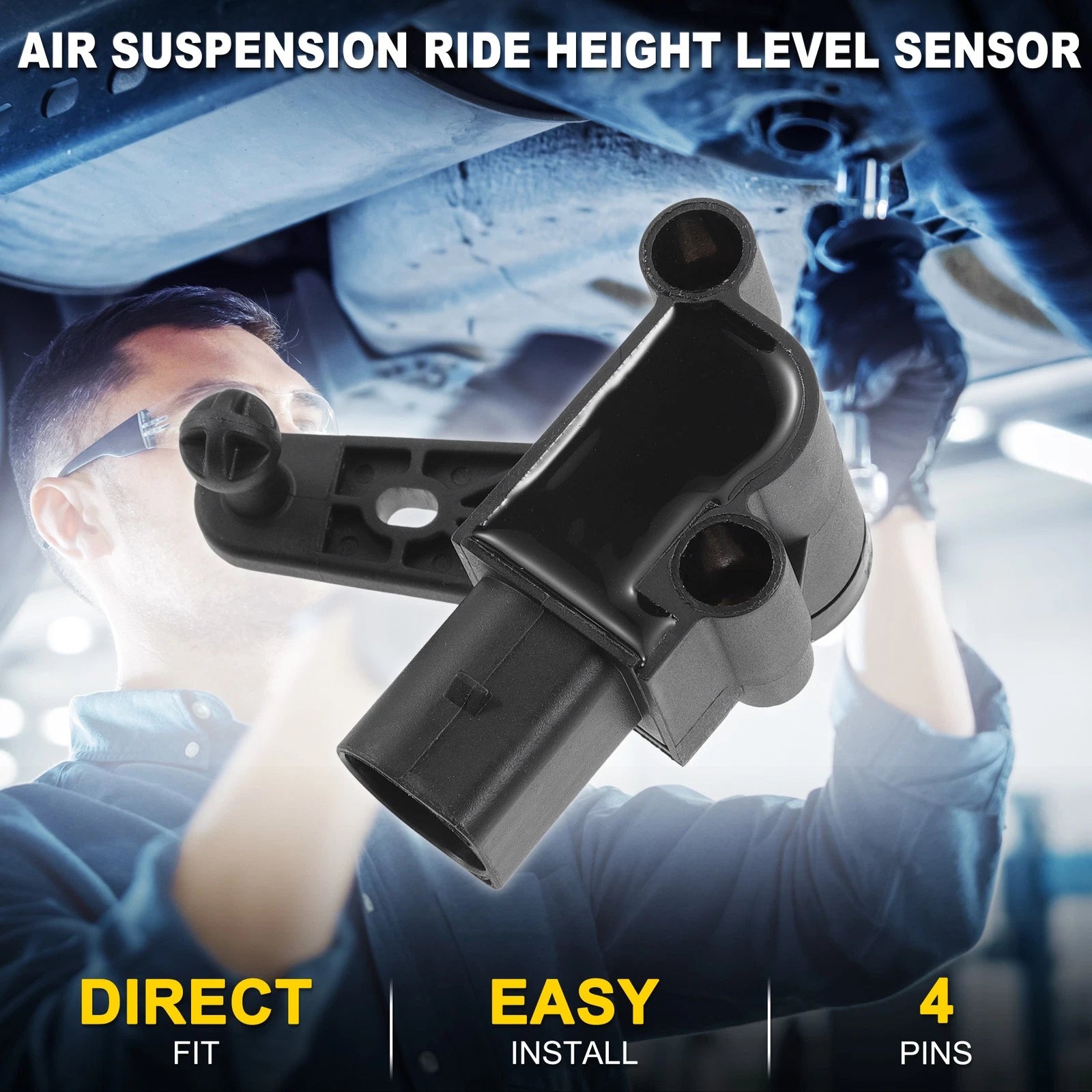 Air Suspension Ride Height Level Sensor Front Left for VW Jetta (2011–2018)