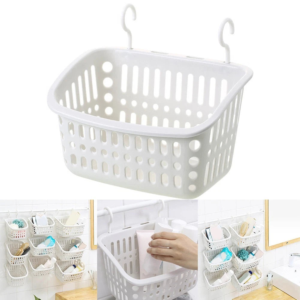 Plastic Hanging Shower Basket for Space Utilization (Easy Installation)