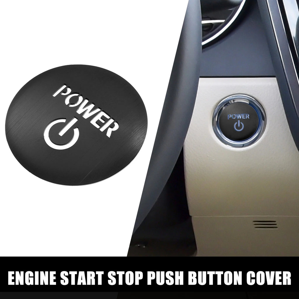 One Click Start Button Cover Replacement for Toyota Crown Royal AWS21 (2012–2018) Black