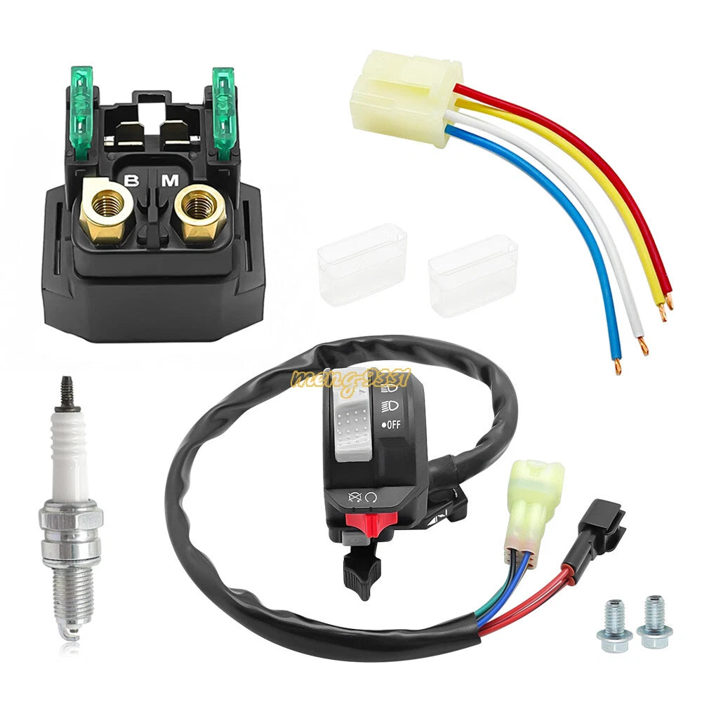 Start Stop Switch & Starter Solenoid Relay Plug for Yamaha Raptor 350 660 (2004–2006)