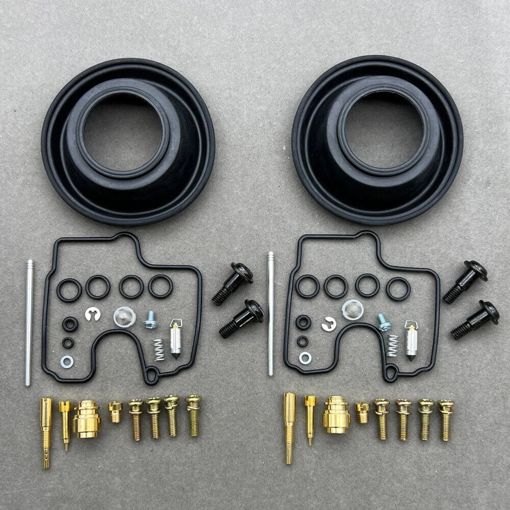 2X Carburetor Gasket Jet Rebuild Kit for Suzuki SV650 SV650S (1999–2002)
