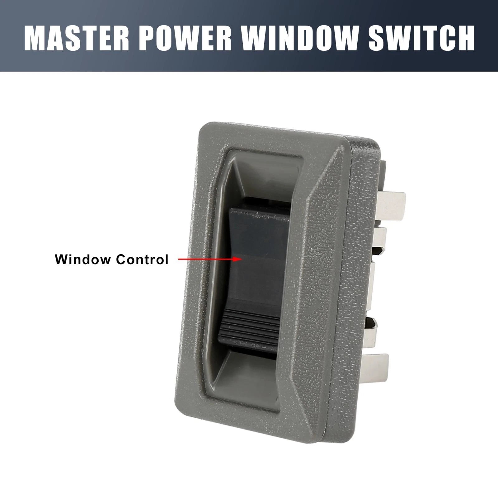 Front Passenger Side Power Window Switch for Toyota Corolla (1988–1989)