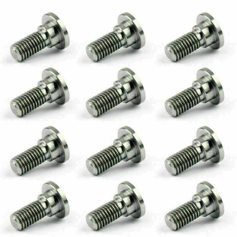 12X M8 x 20mm Titan-color Brake Rotor Bolts for Ducati