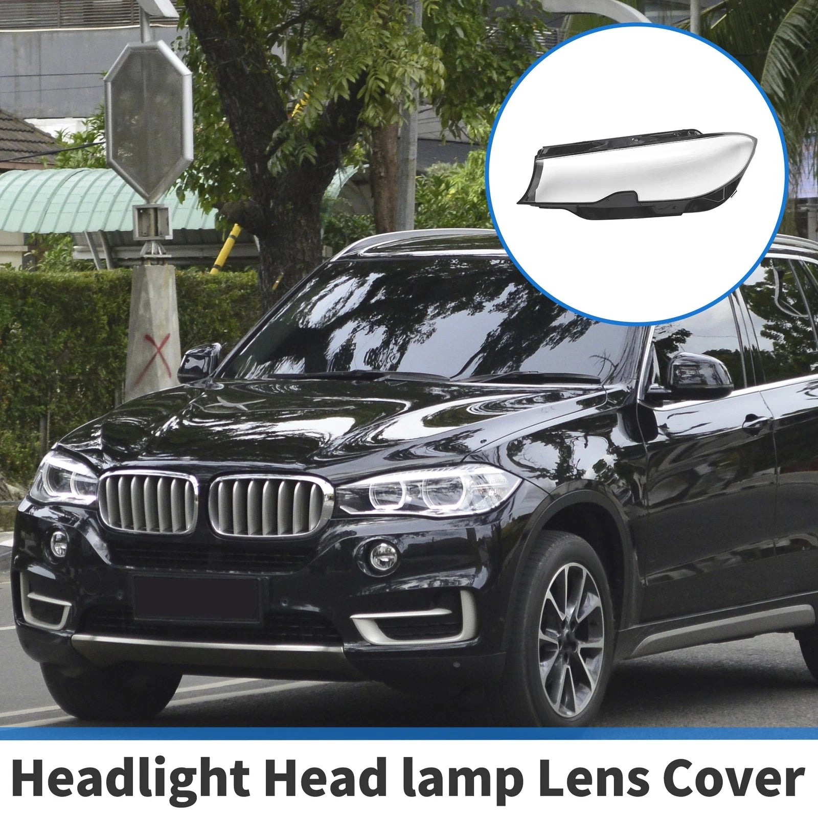 Front Left Headlight Lens Cover Replacement for BMW 330i (2019–2021)