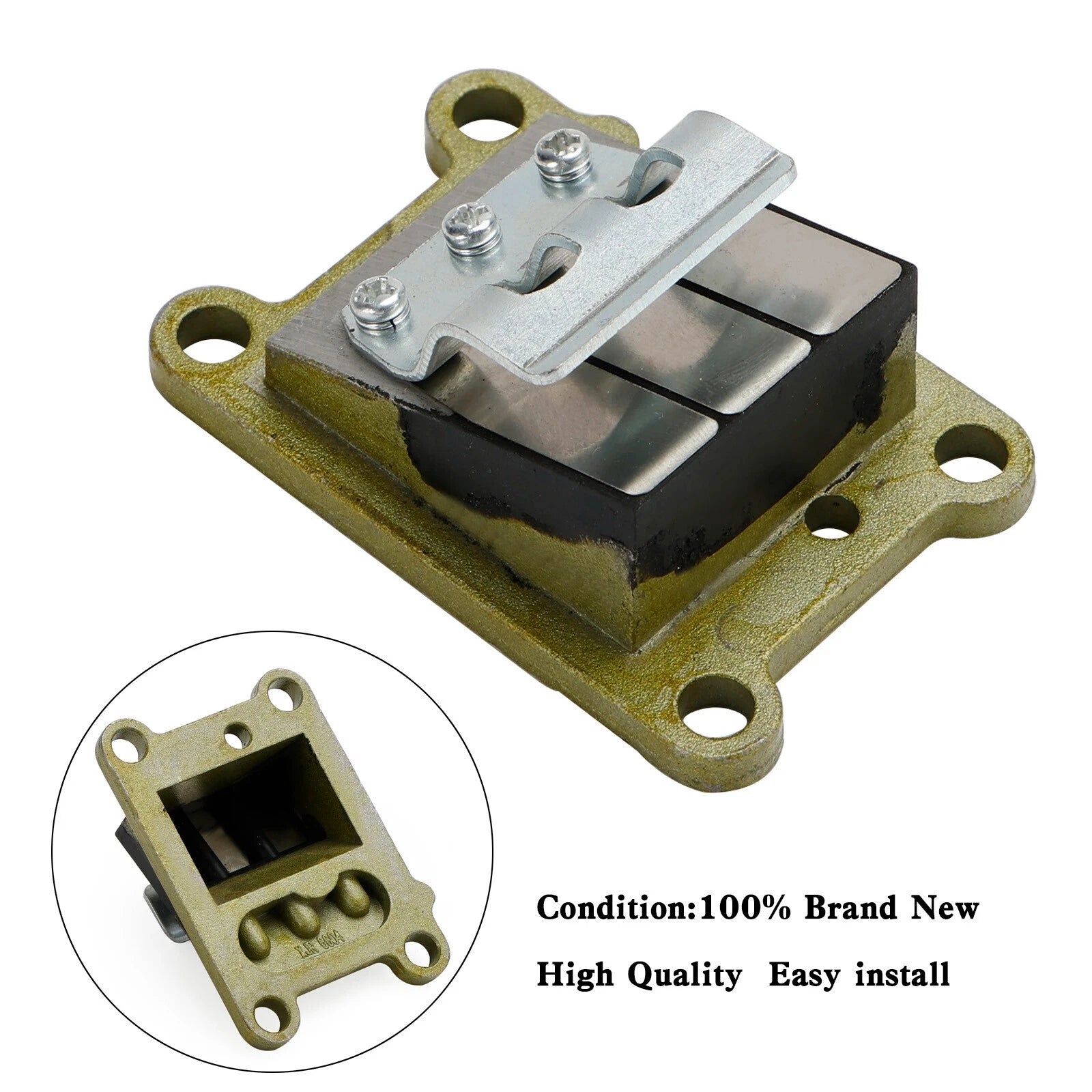 Reed Valve Assy for Yamaha 2 Stroke 4HP 5HP Outboard Motor (T9) 6E0-13610-00