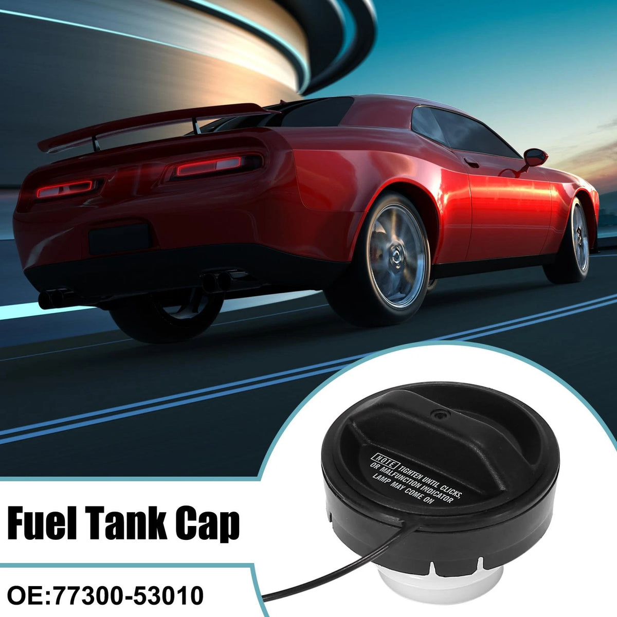Fuel Tank Filler Gas Cap Cover Replacement for Toyota Matrix (2005–2013)