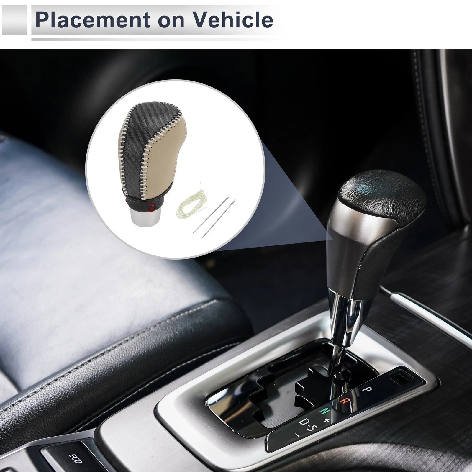 Gear Shift Knob Cover Replacement for Toyota Camry 2019–2022