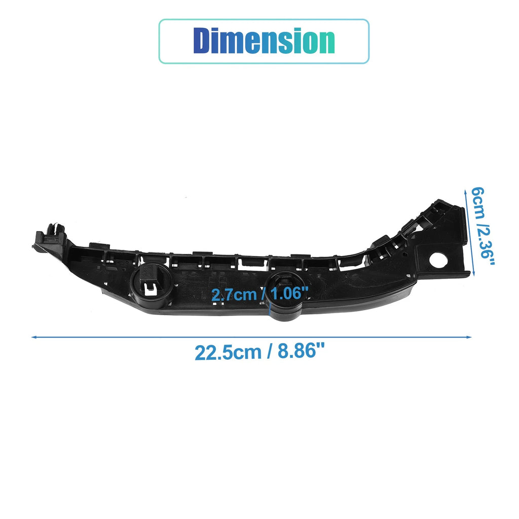 Front Left Right Bumper Brackets Replacement for Honda Civic (2005–2011)