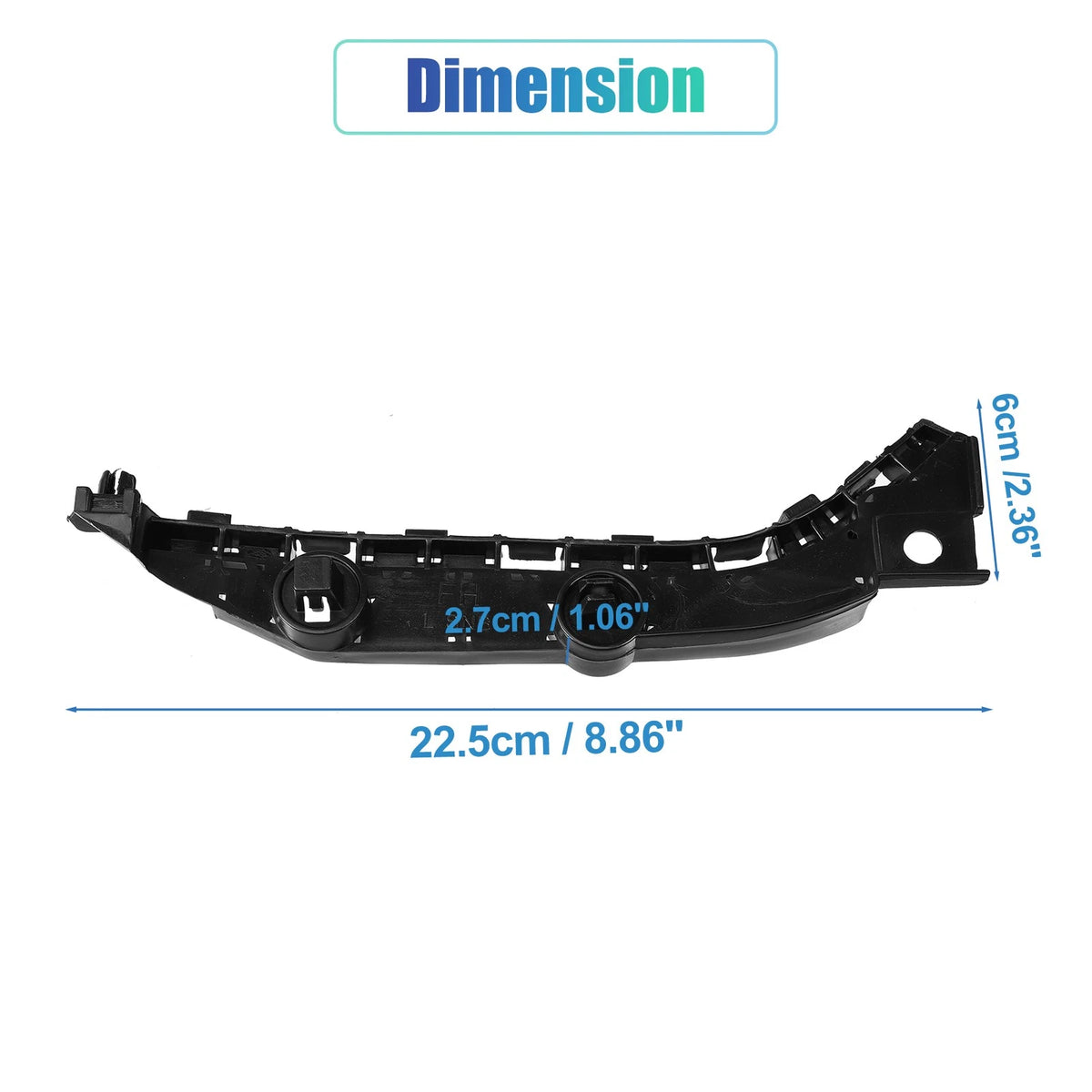 Front Left Right Bumper Brackets Replacement for Honda Civic (2005–2011)