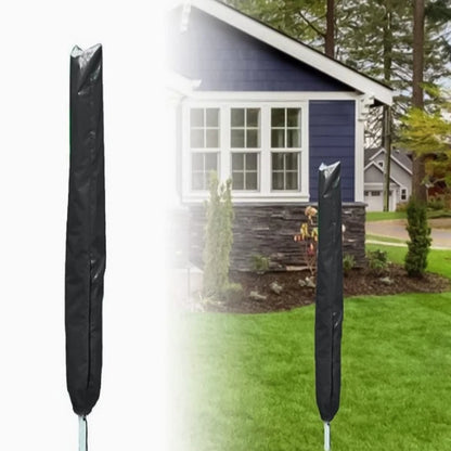 Rotary Washing Line Cover for 16x16x168cm (Weatherproof, Black)