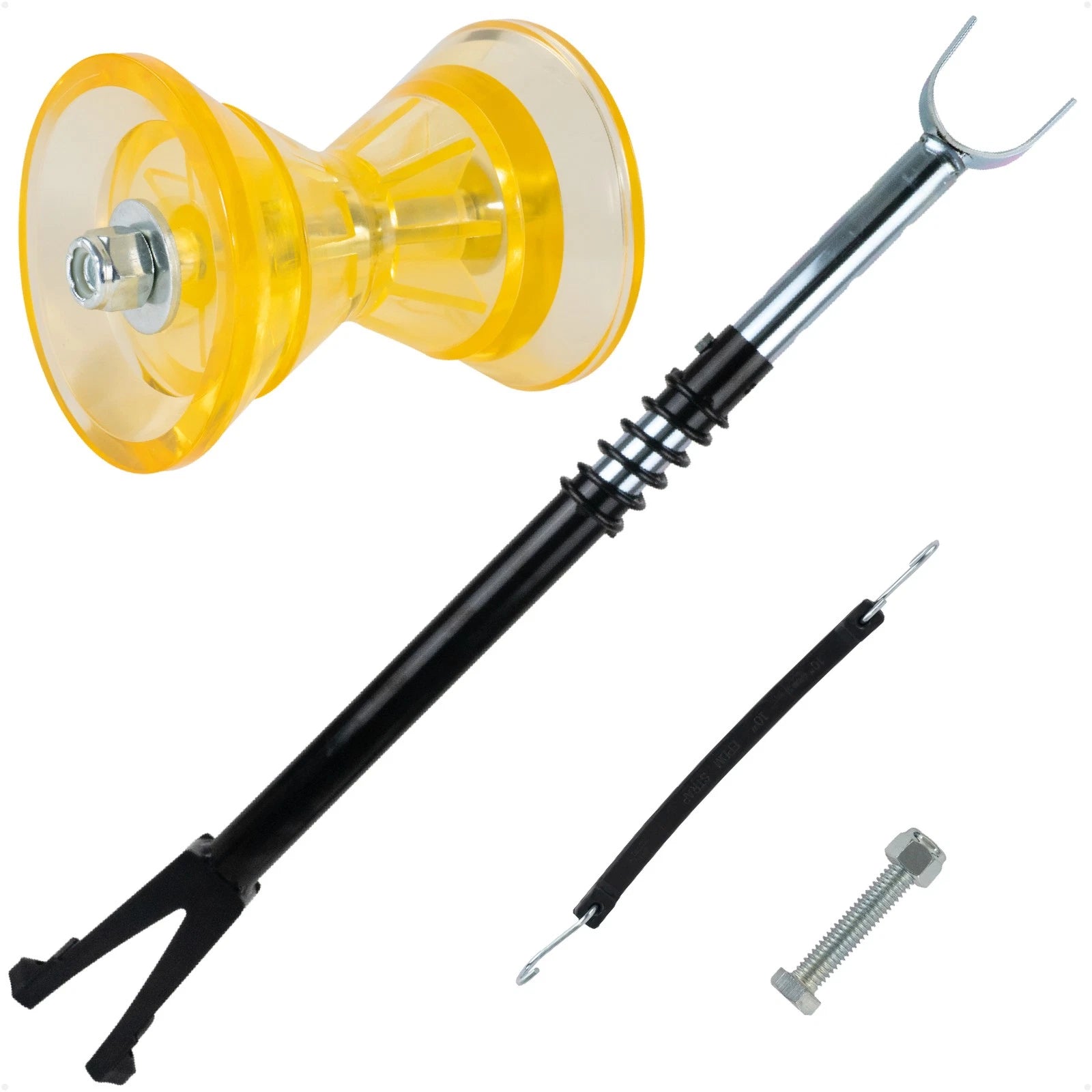 Adjustable Transom Saver for Outboard Up to 200 HP (4" Roller)