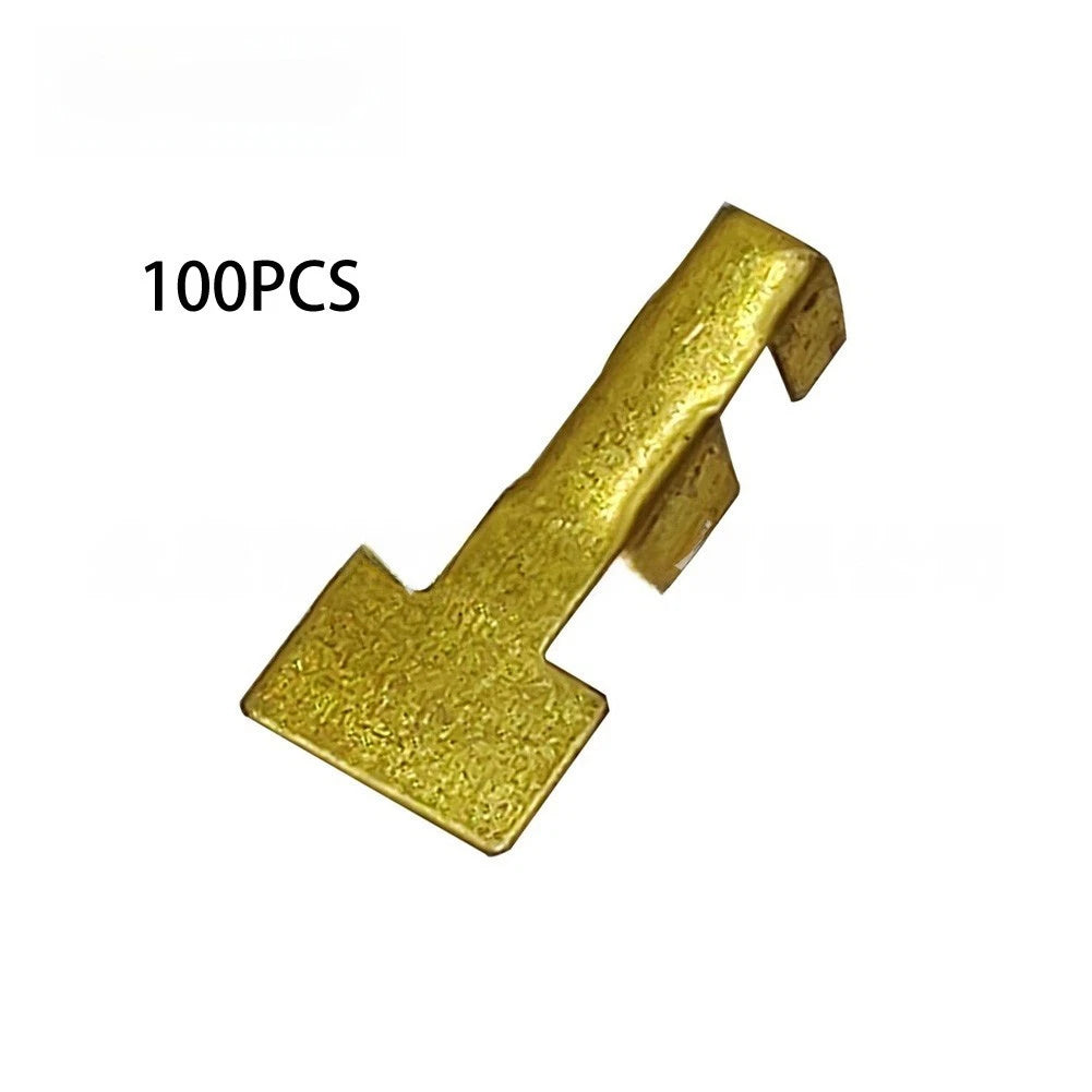 100pcs Copper Wire Terminal Connectors for Electric Tools (3mm, 6mm)