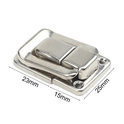 6X Small Nickel Case Toggle Catch Lock Clips for Suitcase Box Trunk Latch