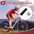 Bicycle Spoke Set 169mm Carbon Steel Black for 14G (1)