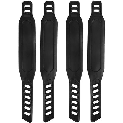 2X Adjustable Rubber Bike Pedal Straps for Fixed Pedals
