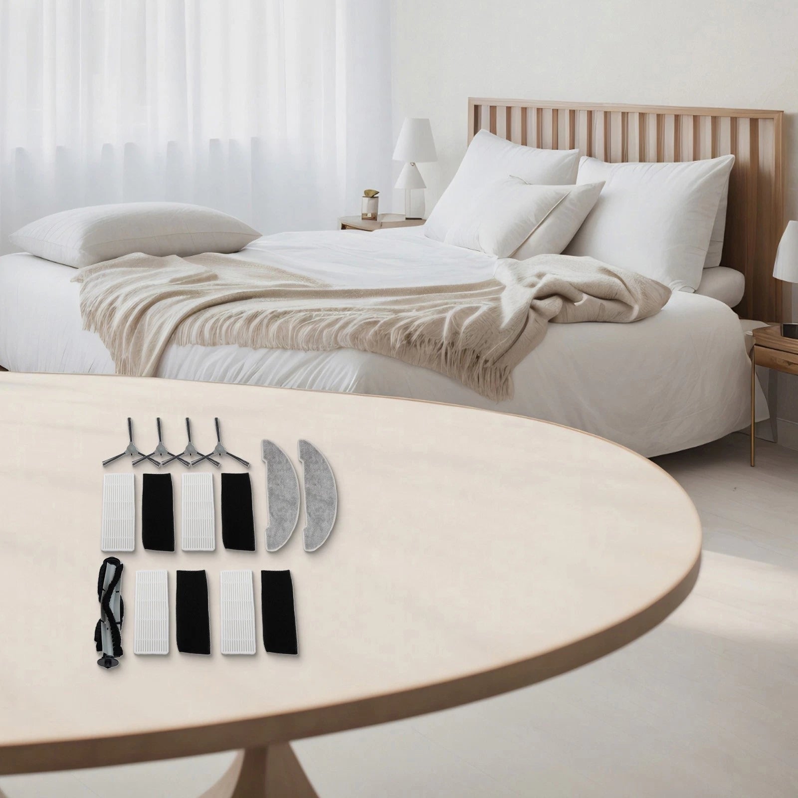 Roller Brush Mop Cloth Set for