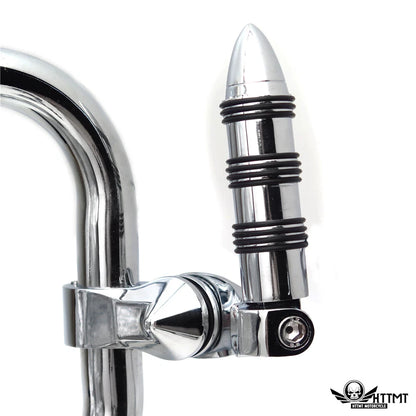 Chrome O-Ring Foot Peg Kit 1.25" for Honda Magna VF750 VF1100 (1982–1996)