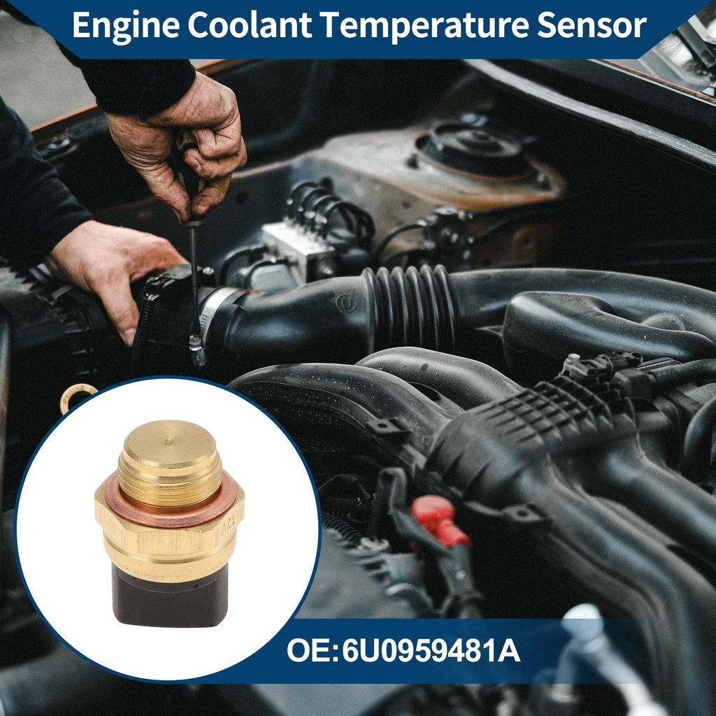 Engine Coolant Temperature Sensor Water Temp for Audi Q7 (2007–2015)