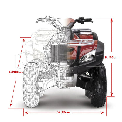 Car Cover for ATV Quad Bike (Waterproof, UV Resistant)