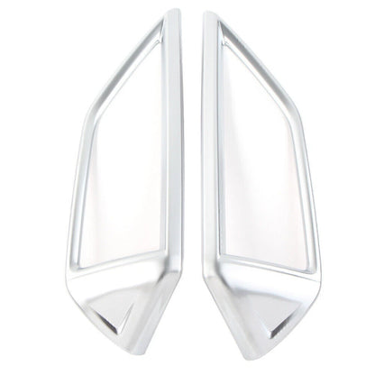 Front Middle Air Vent Trims Cover Fit Subaru Forester 2019-2022 Matte Silver LHD