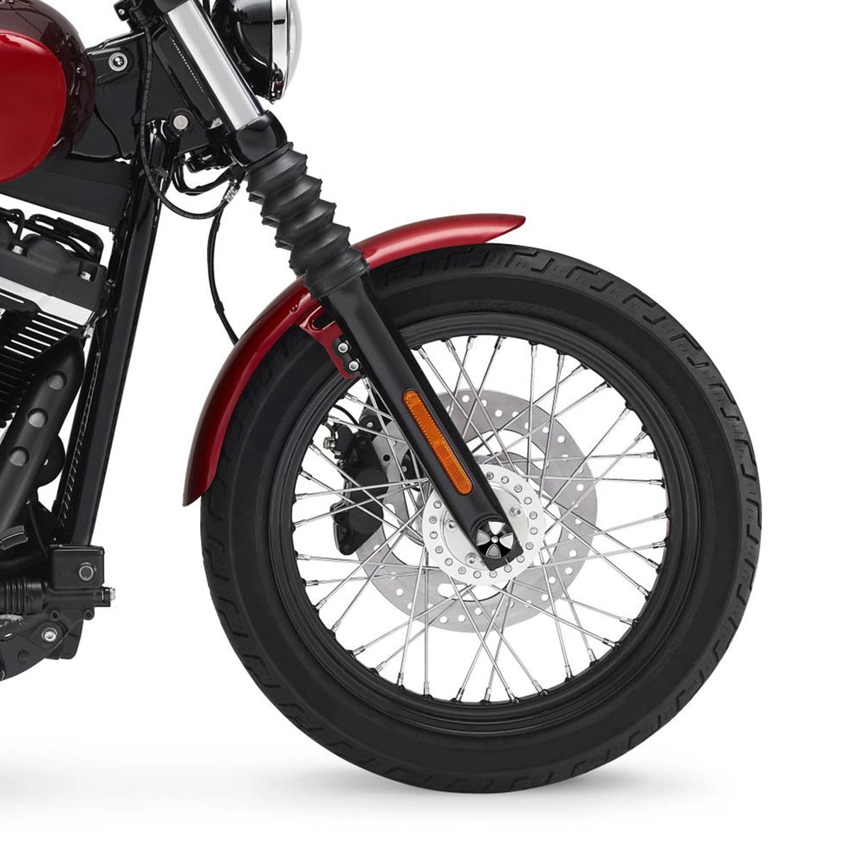 Front Axle Cap Nut Covers for Harley Sportster XL 883 XL1200 (2009–2022)
