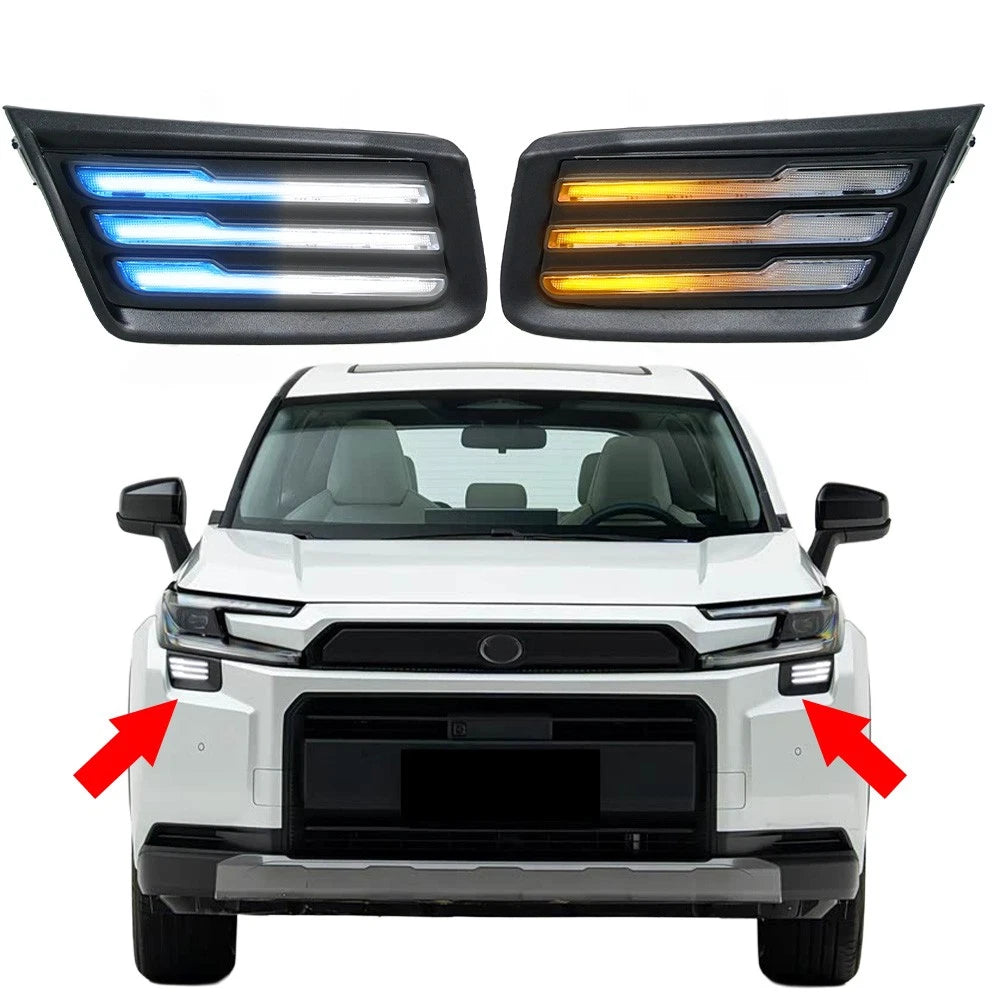LED Headlight Lower Daytime Running Lights for Toyota RAV4 (2019–2023)