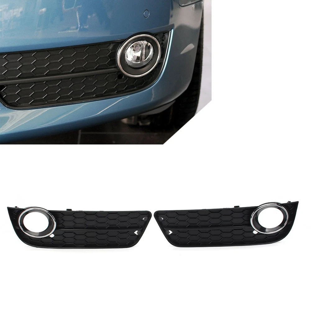 Pair ABS Front Bumper Fog Light Cover Grille for Audi A5 (2008–2011)