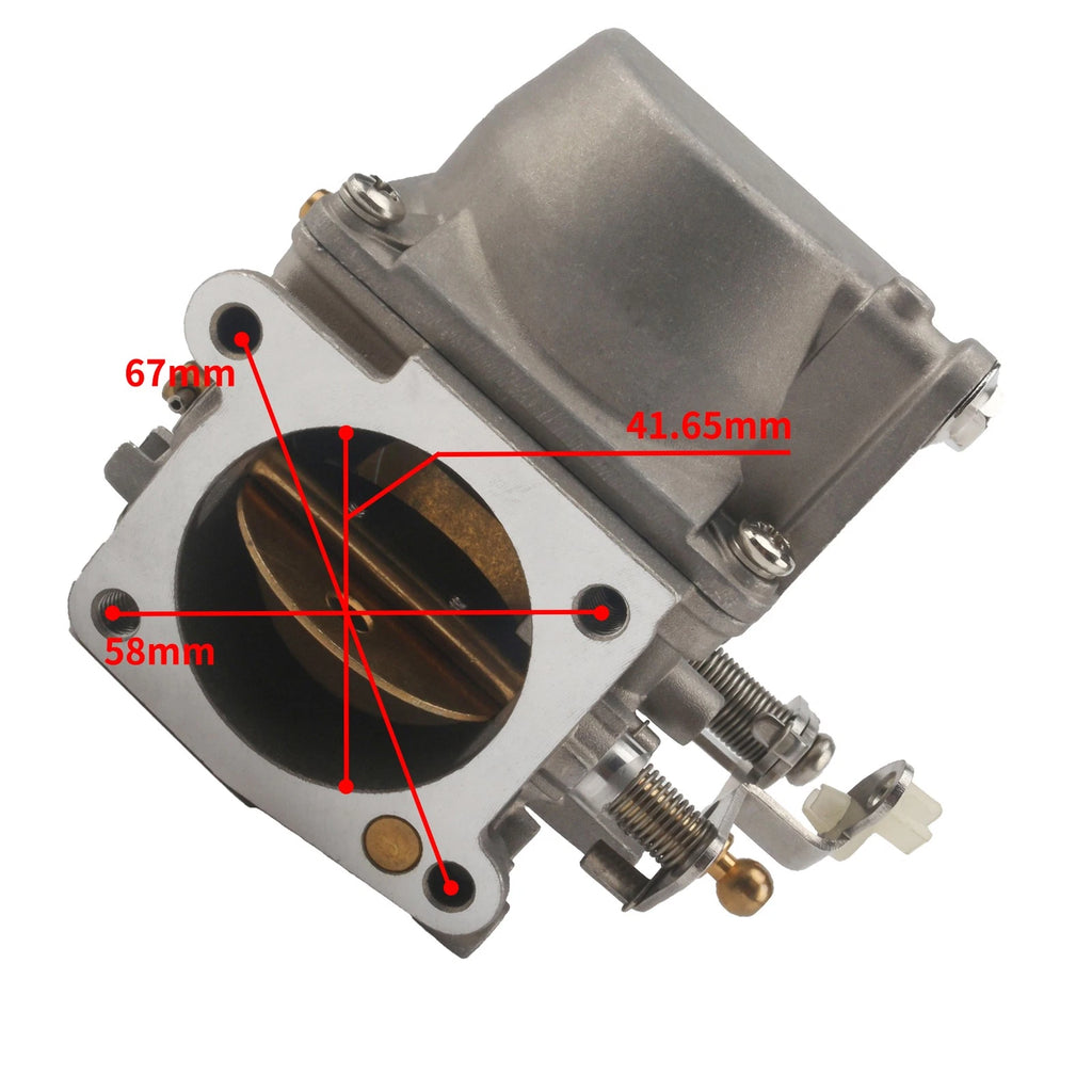 Carburetor Set for Yamaha 2T 75HP 85HP 3Cyl Outboard (688-14301 14302 14303)