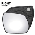 Right Side Mirror Glass Nonheated Replacement for Hyundai Santa Fe (2007–2012)