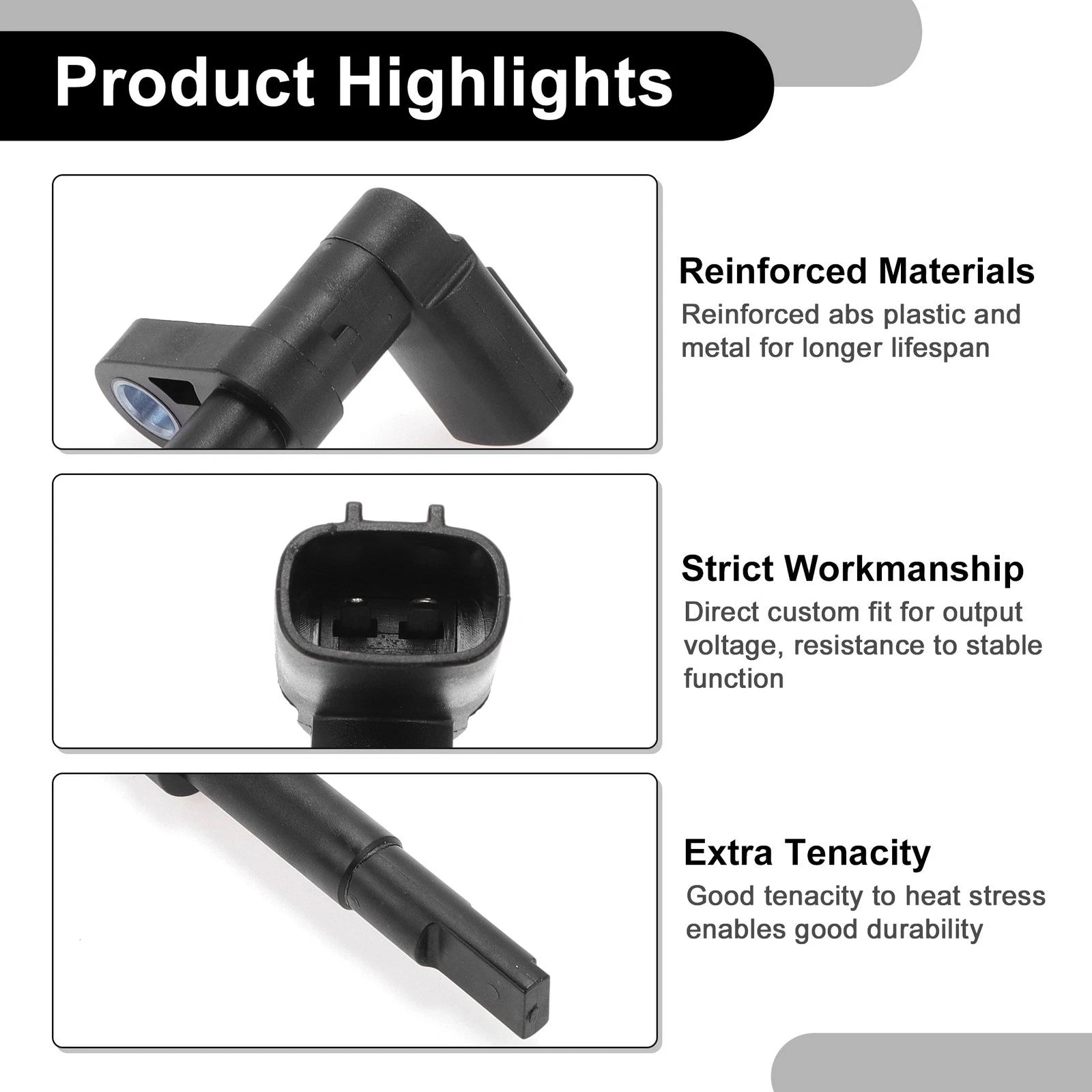 ABS Wheel Speed Sensor Replacement for Toyota Mirai Rear (2021–2024)