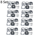 Set of 8 Carburetor Repair Kits for Zama RB-3 Homelite 330 Series