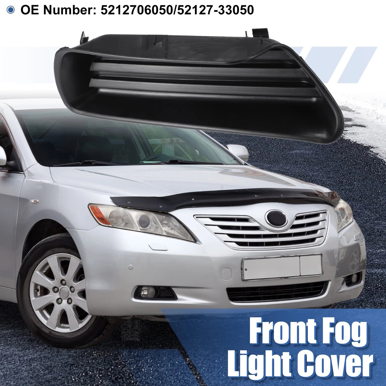 Fog Light Grille Cover Trim Replacement for Toyota Camry (2018–2025)