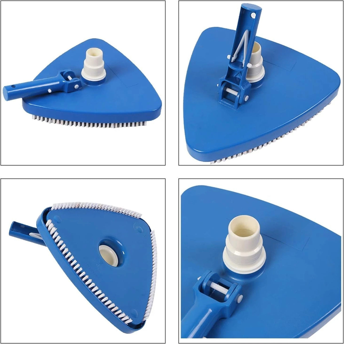 Triangular Vacuum Head for Vinyl Pools (Weighted Design)