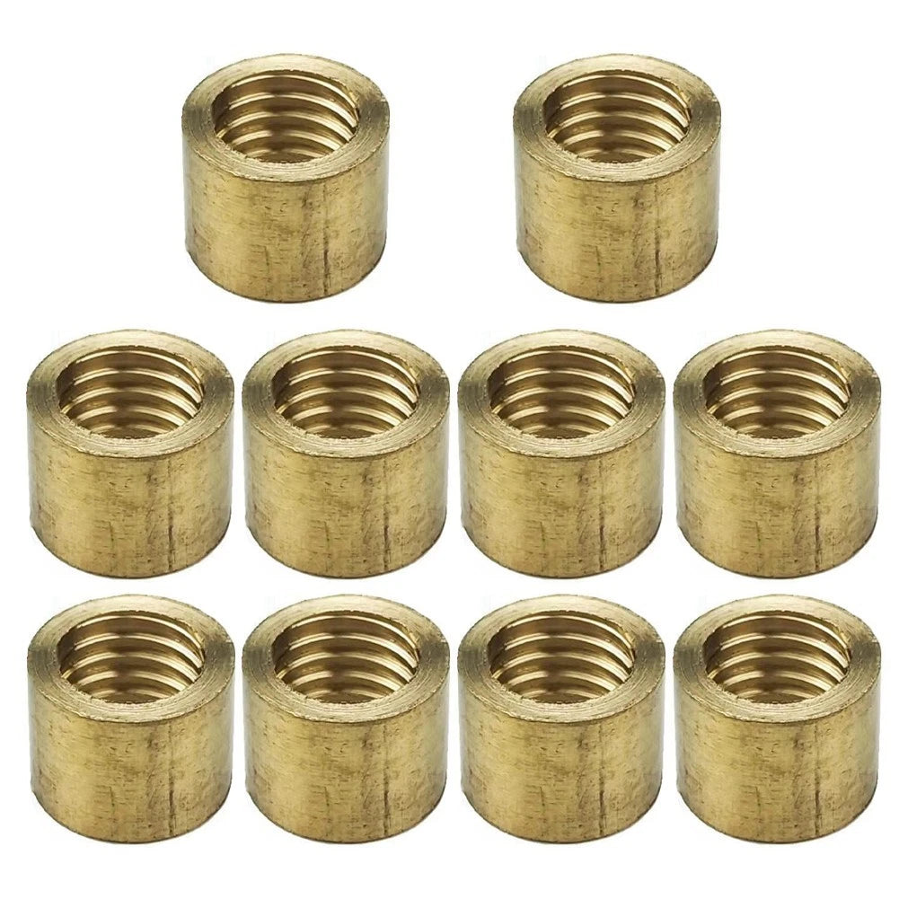 Set of 10 Brass Tips for Cue Repairs