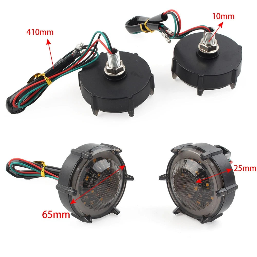 Rotating Flowing DRL LED Flashers for Motorcycle (Universal)