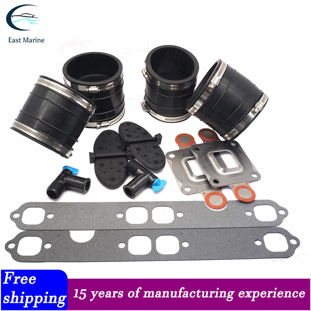 Exhaust Manifold Gasket Kit 27-33395 for MerCruiser 4" GM V8 (N/A)