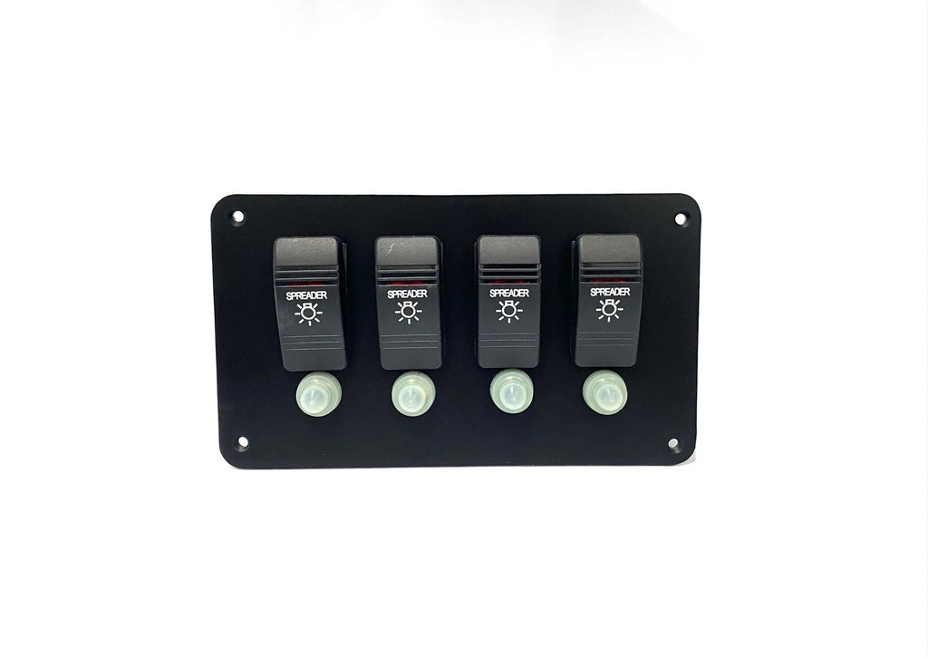 4 Button Light Switch Panel for Boat (Carling V1D1, 20A)
