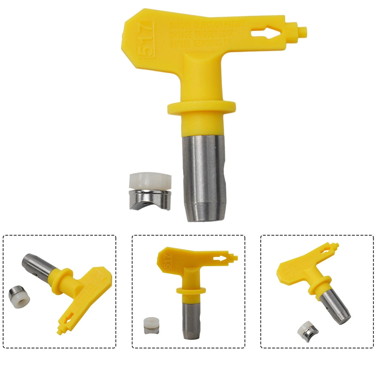 5/6 Series Airless Spray Tip Nozzle for Putty Coating Paint Sprayer (511-531)