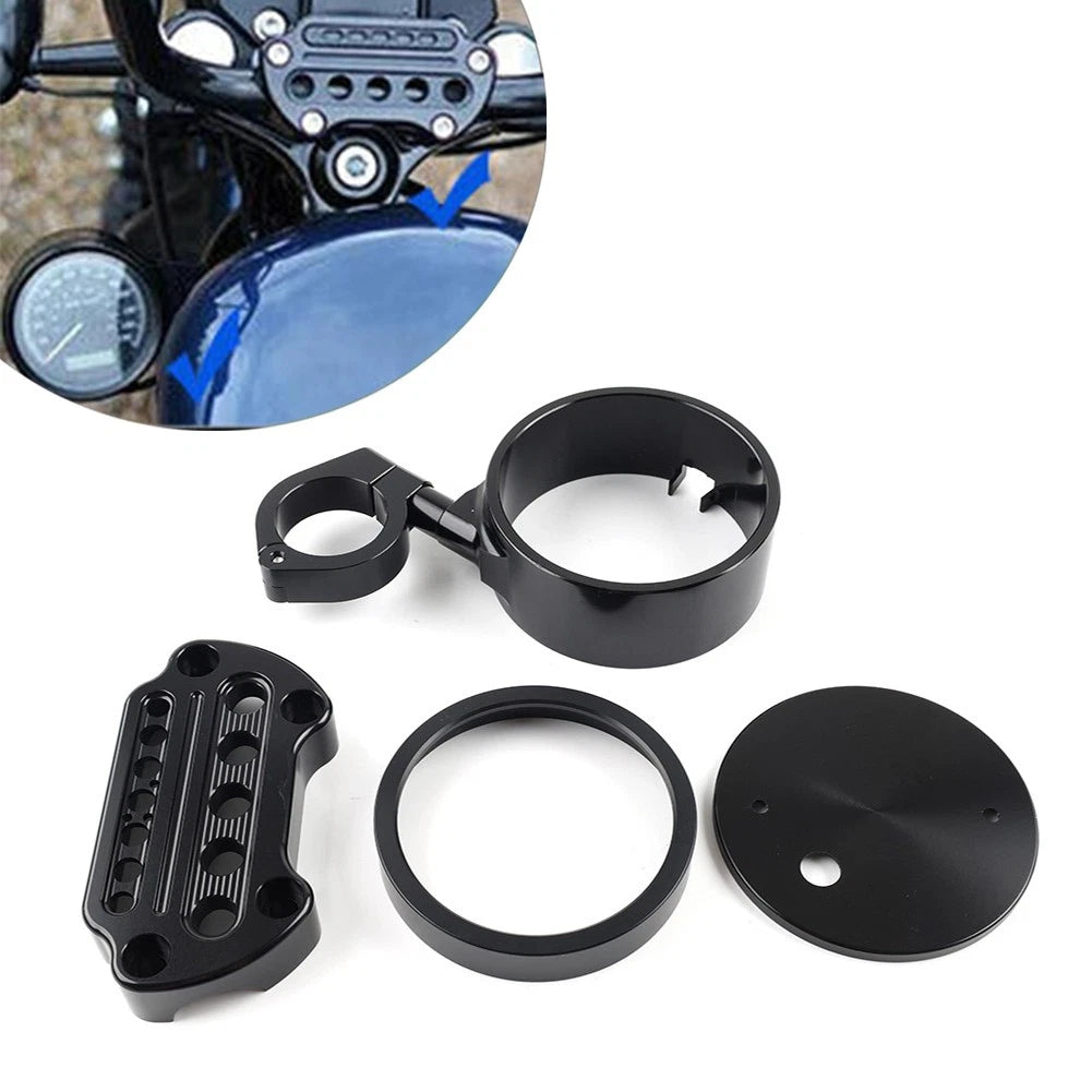 39mm Speedo Relocation Bracket for Harley Sportster 1200 XL Iron 883