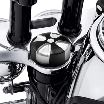 Triple Tree Top Upper Fork Nut Bolt Cover for Harley Sportster XL (2009–2013)