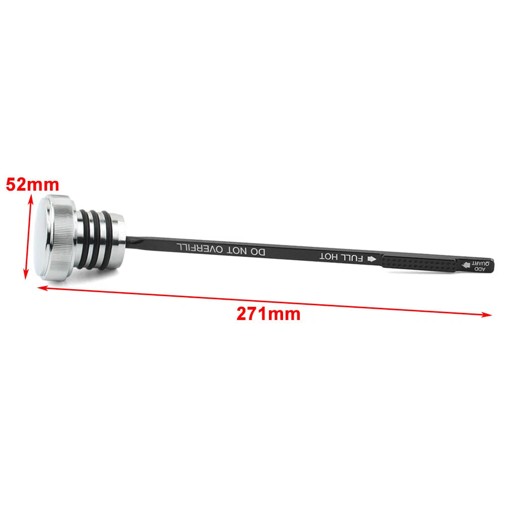 Chrome Oil Dipstick for Harley FXD FXDX FXDL Dyna (1999–2005)