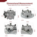 Set of 4 Brake Calipers for Can-Am Commander 800 1000 (2011–2020)