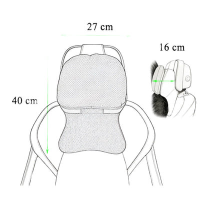 Headrest Pillow for Driving Comfort (Fits Vehicles & Home Office Chairs)